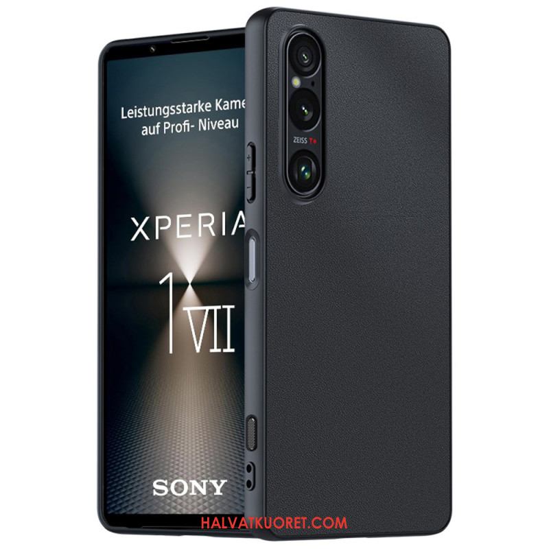 Kuori Sony Xperia 1 Vii Nahkakuvioinen