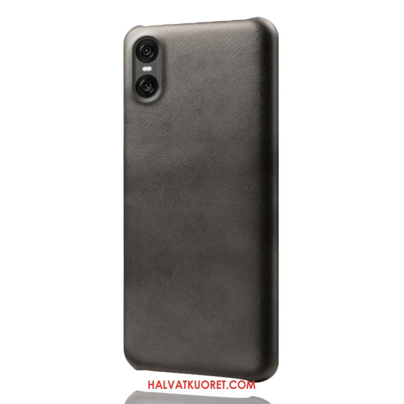 Kuori Sony Xperia 10 Vii Nahkamainen Suojakuori