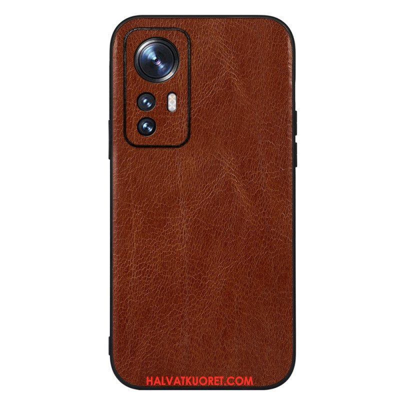 Kuori Xiaomi 12 / 12X Aitoa Nahkaa