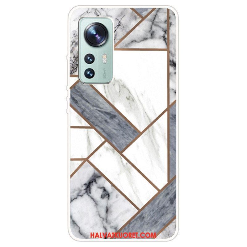 Kuori Xiaomi 12 / 12X Decline Geometric Marble