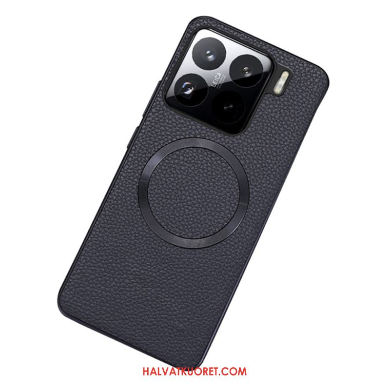 Kuori Xiaomi 15 Magsafe-yhteensopiva Teksturoidtu Tekonahka
