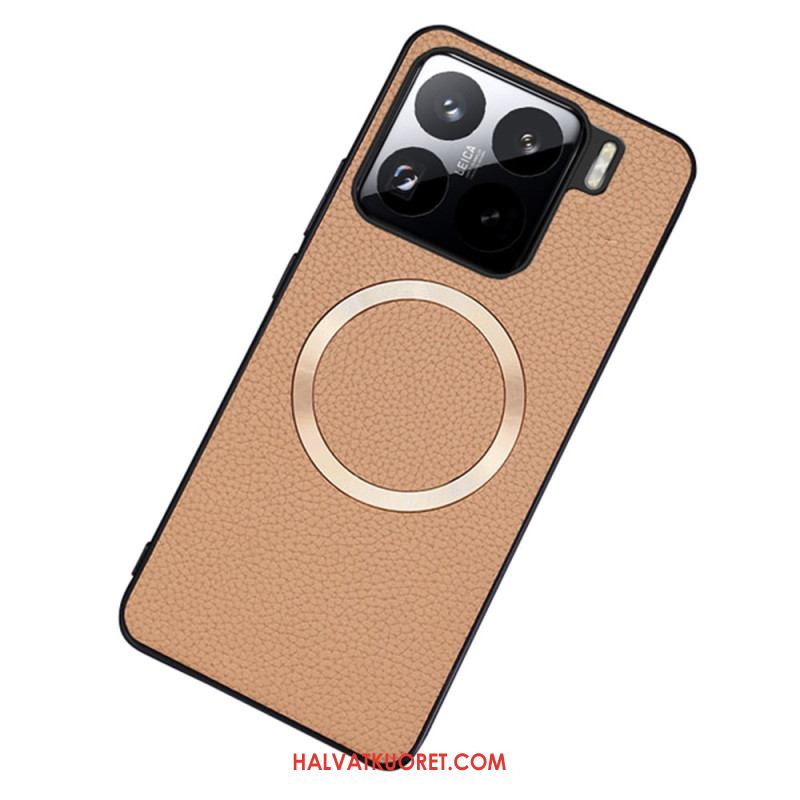 Kuori Xiaomi 15 Magsafe-yhteensopiva Teksturoidtu Tekonahka