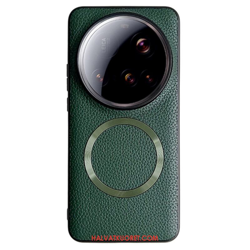 Kuori Xiaomi 15 Ultra Magsafe-litsikuviointinahkakuviointi