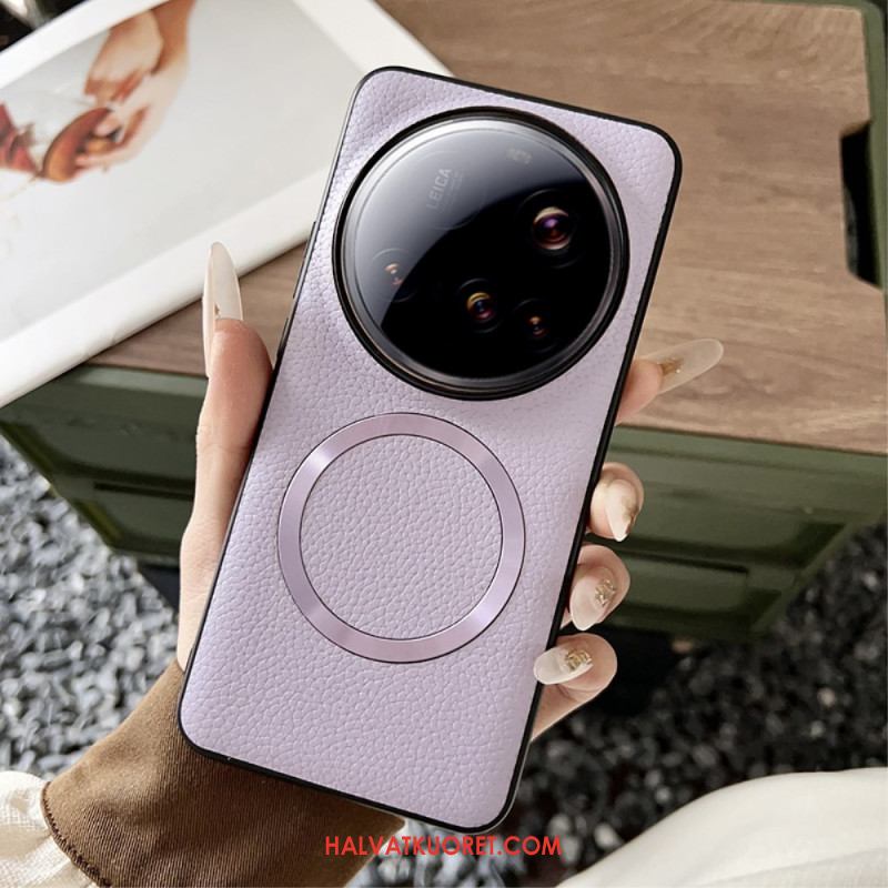 Kuori Xiaomi 15 Ultra Magsafe-litsikuviointinahkakuviointi