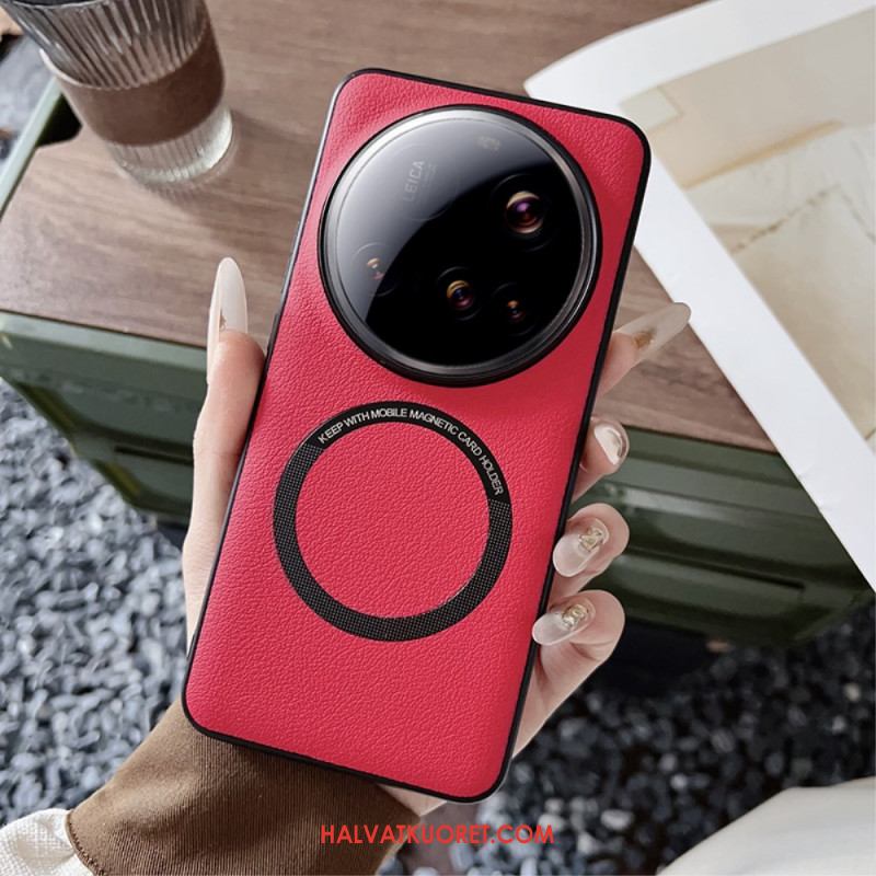 Kuori Xiaomi 15 Ultra Magsafe-nahkakuviointiyhteensopiva