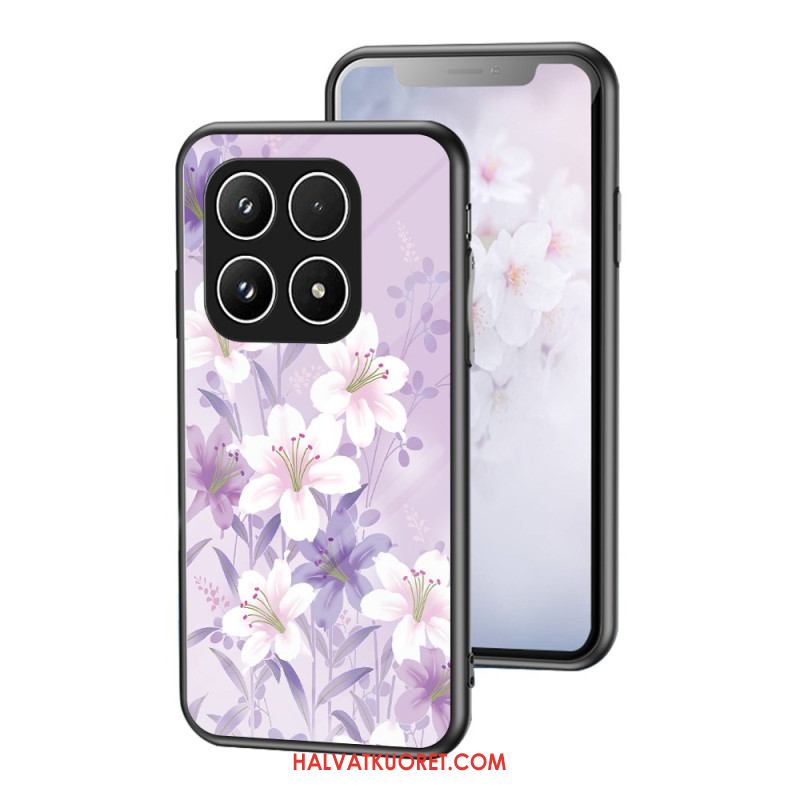 Kuori Xiaomi 17 Karkaistua Lasia Kukkakuvio