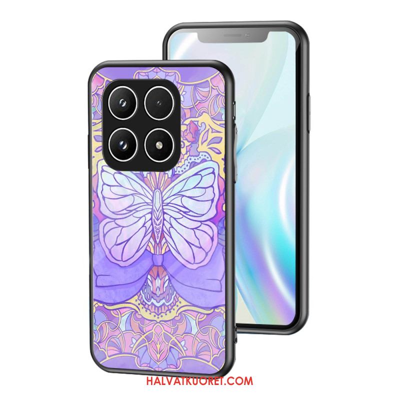 Kuori Xiaomi 17 Karkaistua Lasia Perhoskuvio