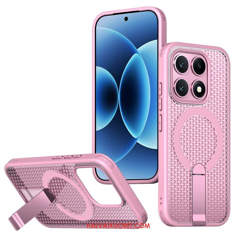 Kuori Xiaomi 17 Magneettinen Ruudukkokuvio Ja Tukijalka