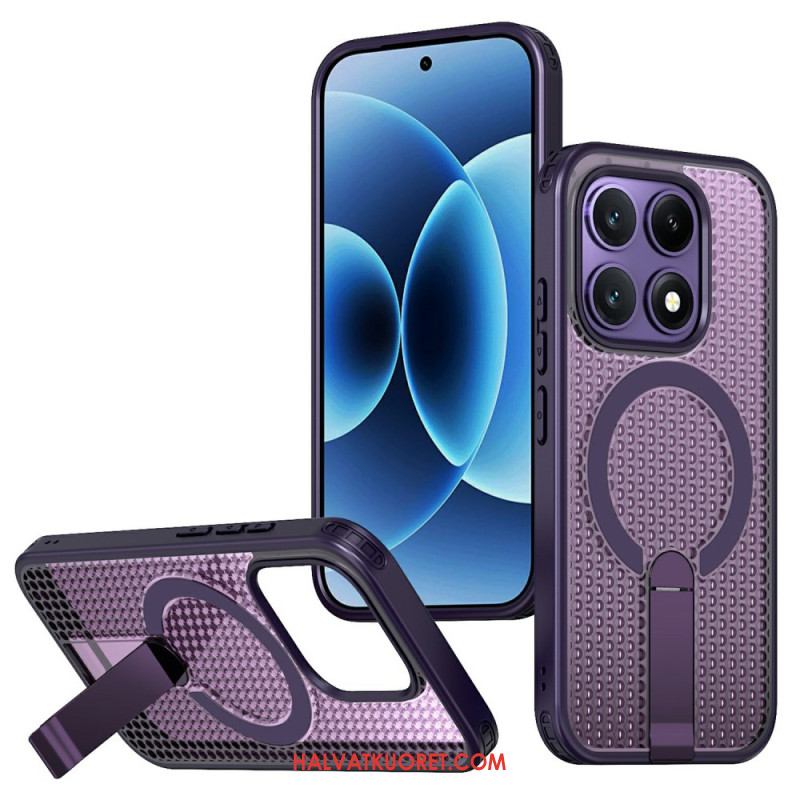 Kuori Xiaomi 17 Magneettinen Ruudukkokuvio Ja Tukijalka