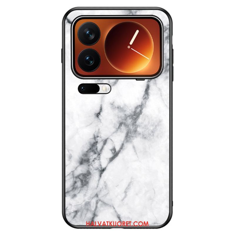 Kuori Xiaomi 17 Pro Karkaistusta Lasista Valmistettu Marmorikuvio