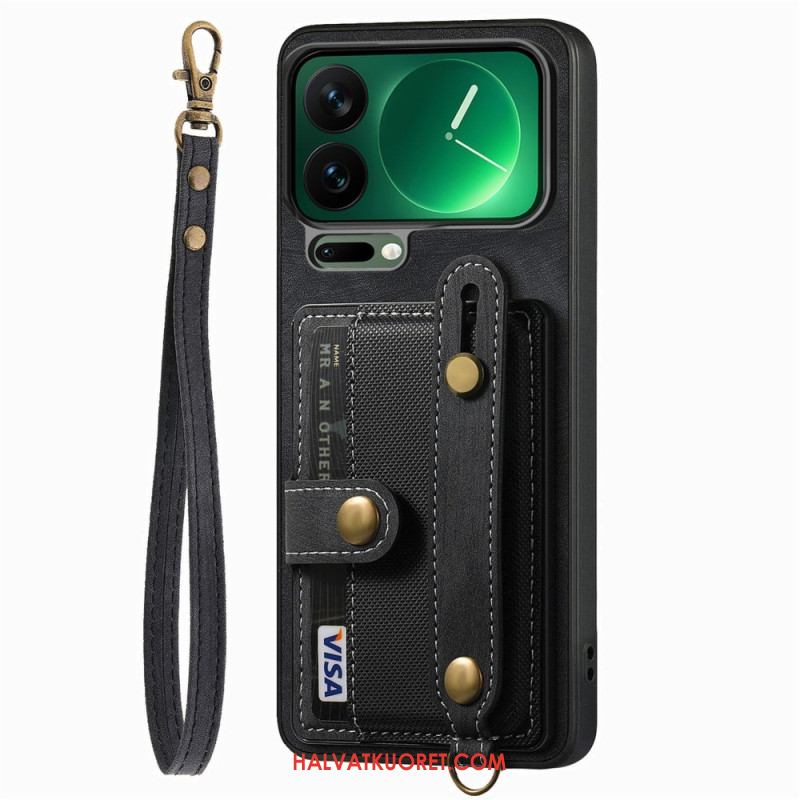 Kuori Xiaomi 17 Pro Korttipidike Ja Jalustan Tukijalka