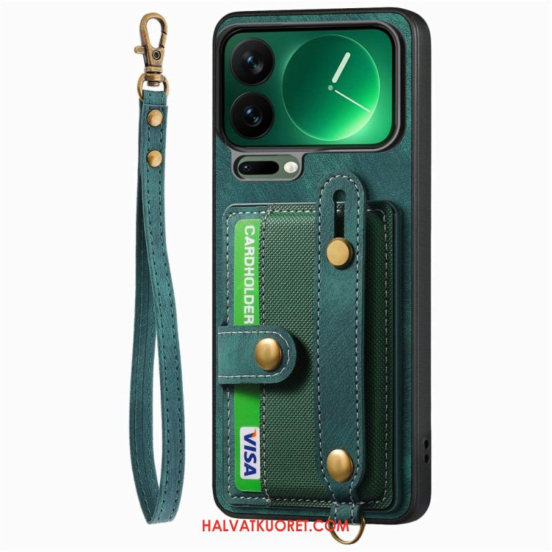 Kuori Xiaomi 17 Pro Korttipidike Ja Jalustan Tukijalka