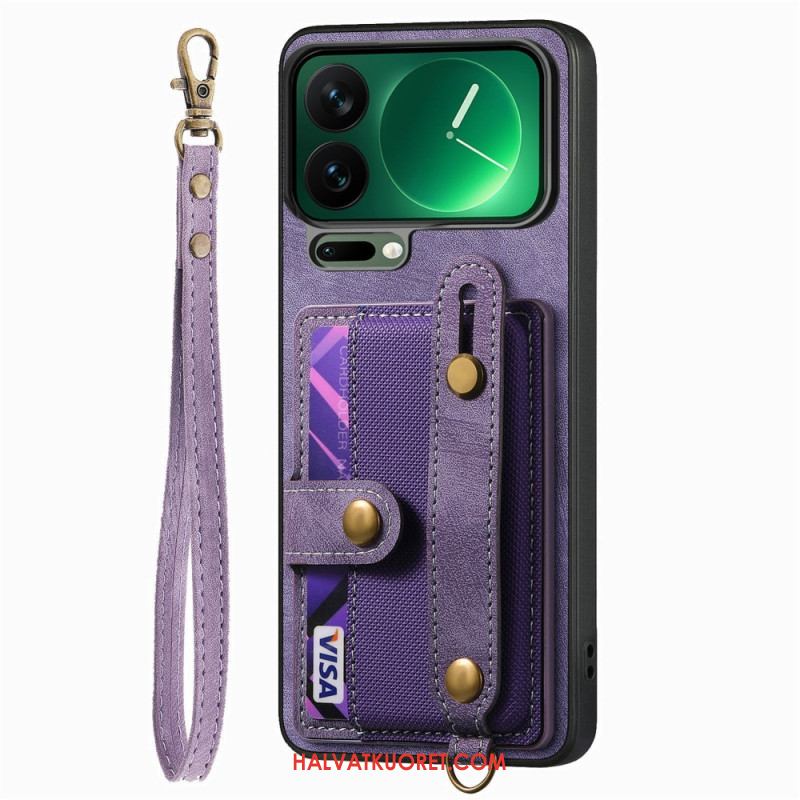 Kuori Xiaomi 17 Pro Korttipidike Ja Jalustan Tukijalka