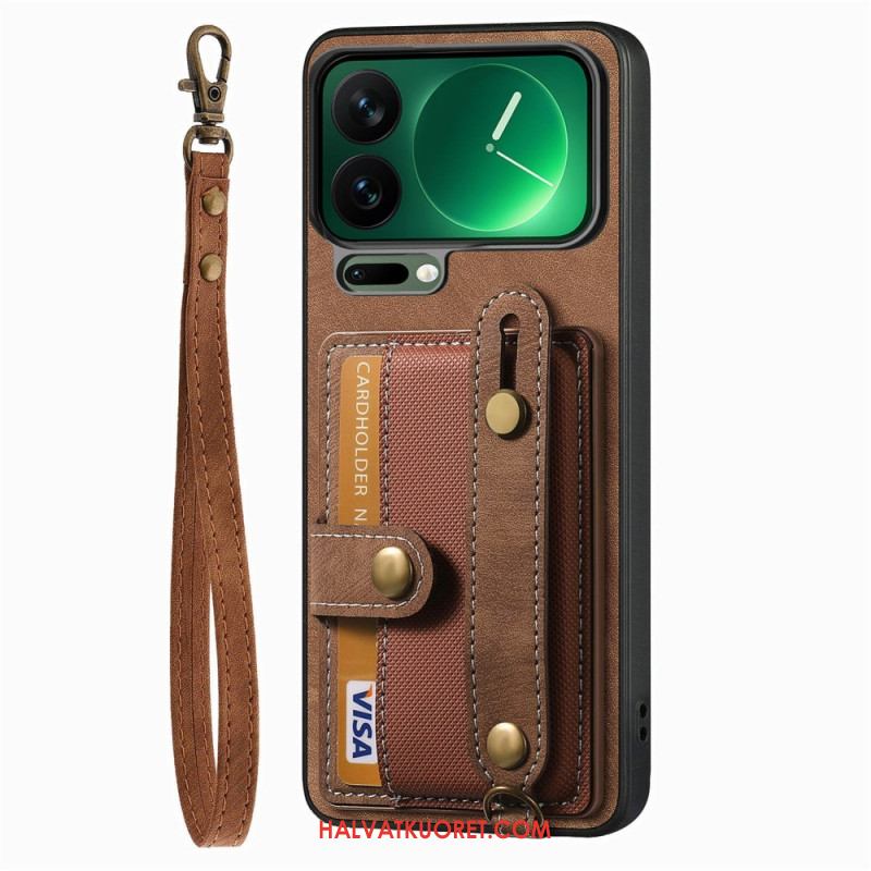 Kuori Xiaomi 17 Pro Korttipidike Ja Jalustan Tukijalka