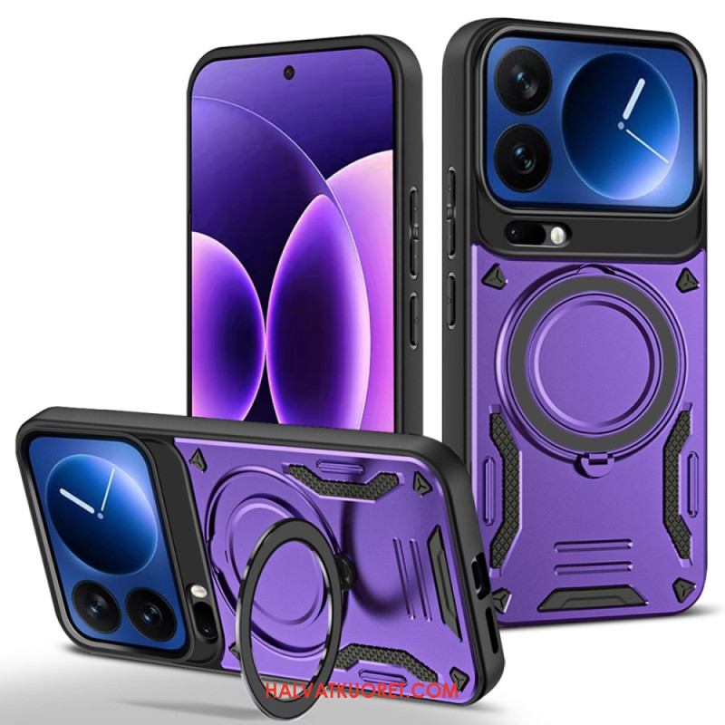 Kuori Xiaomi 17 Pro Magneettinen Suljin Pyörivällä Jalustalla Suojakuori