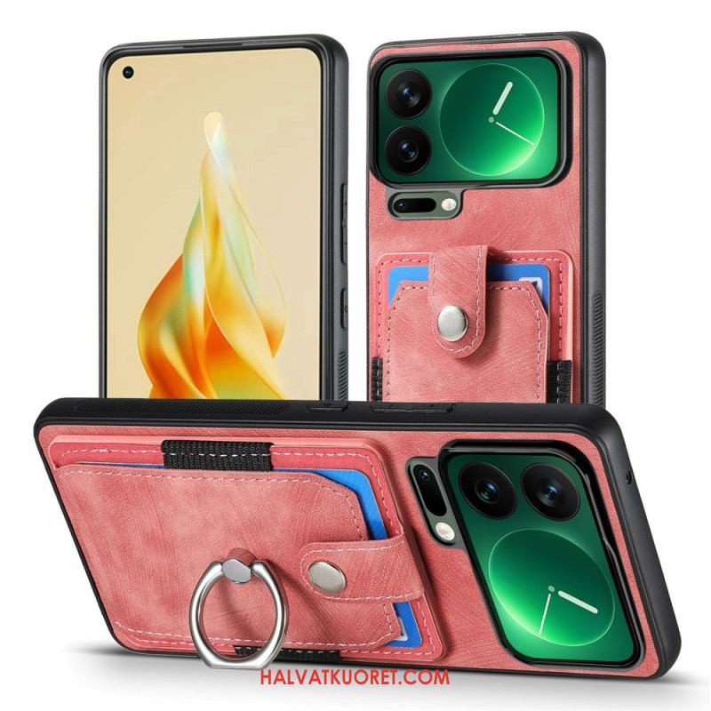 Kuori Xiaomi 17 Pro Max Korttikotelo Ja Sormusteline