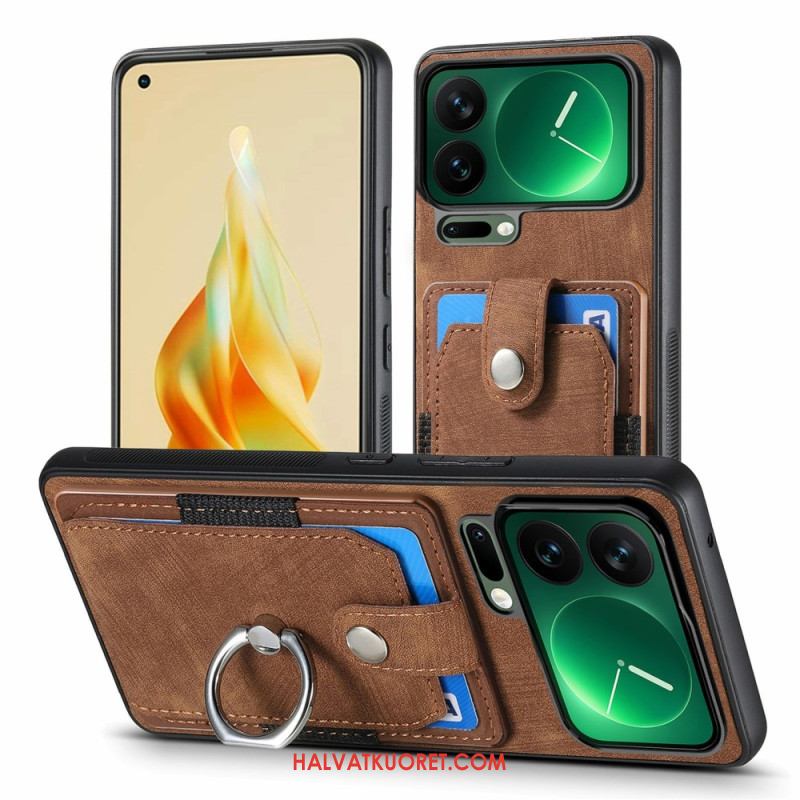 Kuori Xiaomi 17 Pro Max Korttikotelo Ja Sormusteline