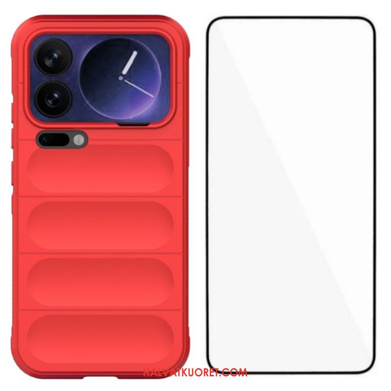 Kuori Xiaomi 17 Pro Max Liukumaton Näytönsuojalla