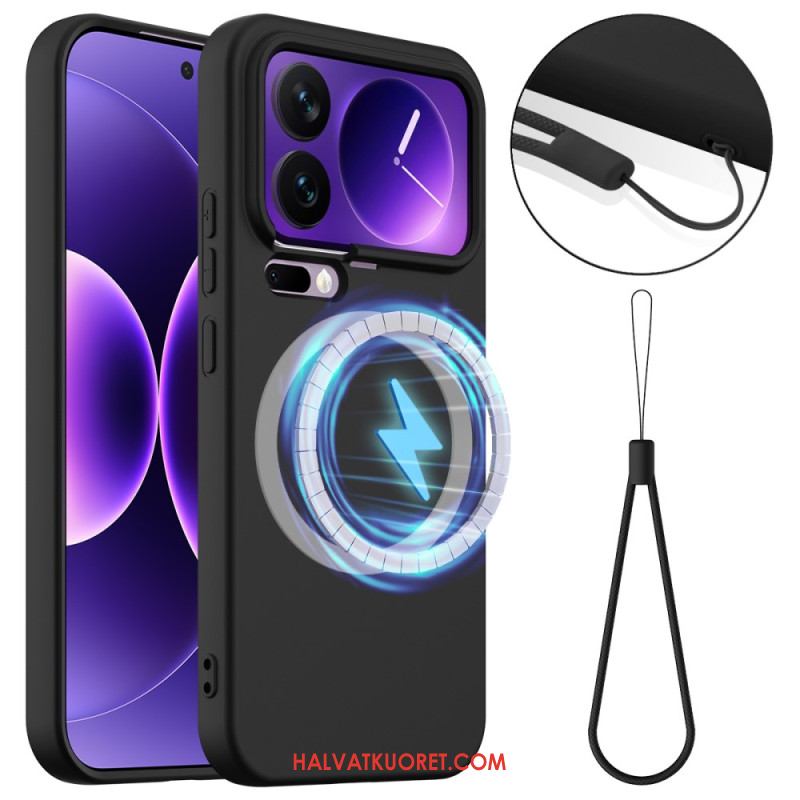 Kuori Xiaomi 17 Pro Max Silikonimagneetti Ja Kaulanauha