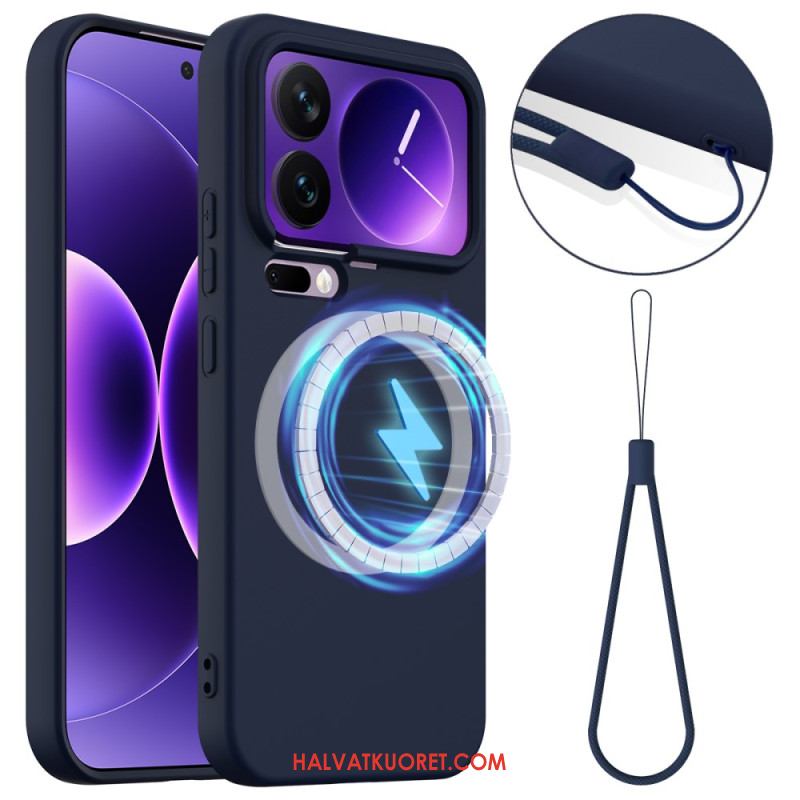 Kuori Xiaomi 17 Pro Max Silikonimagneetti Ja Kaulanauha