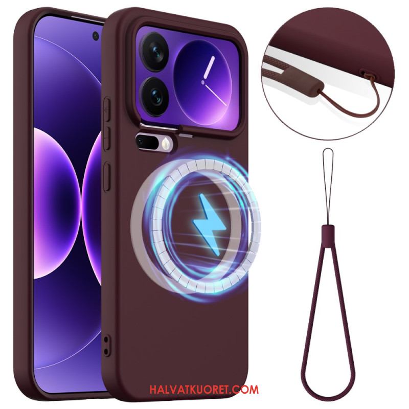 Kuori Xiaomi 17 Pro Max Silikonimagneetti Ja Kaulanauha