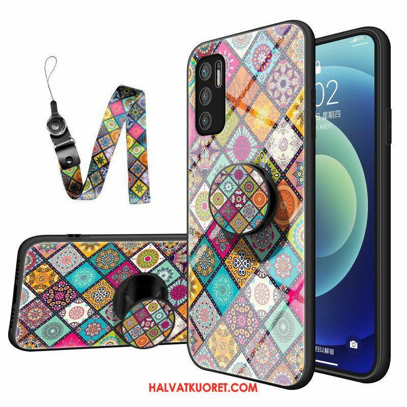 Kuori Xiaomi Redmi Note 10 5G Patchwork Magneettipidike