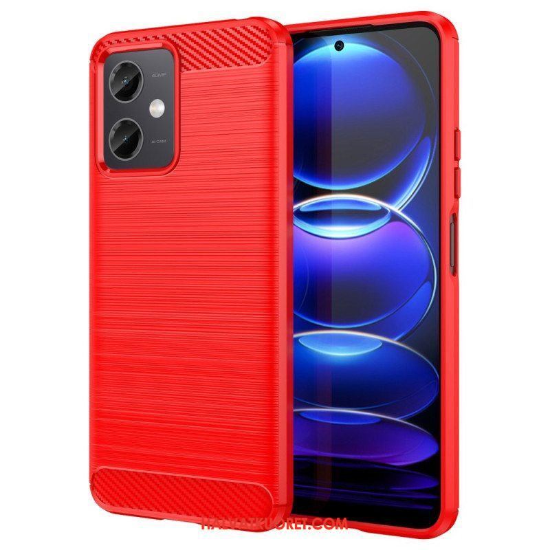 Kuori Xiaomi Redmi Note 12 5G Harjattua Hiilikuitua