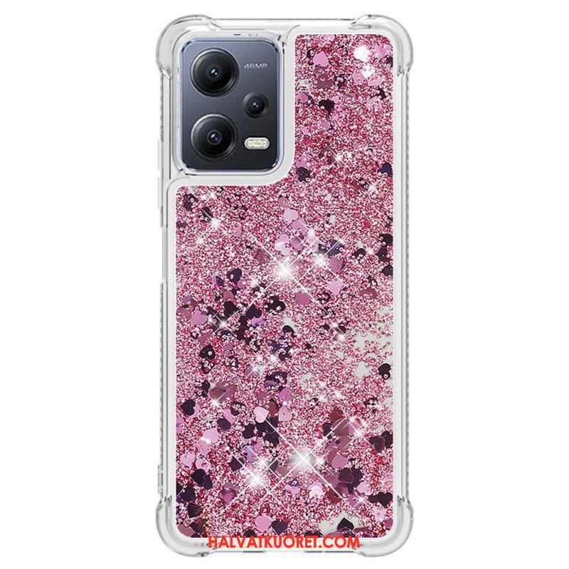 Kuori Xiaomi Redmi Note 12 5G Värikkäitä Paljetteja