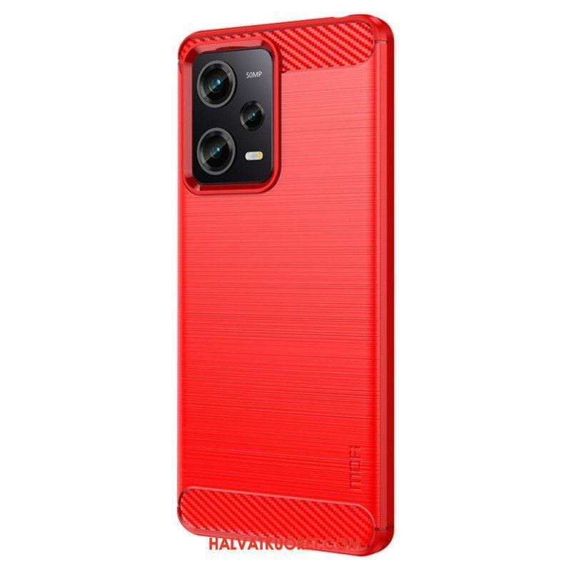 Kuori Xiaomi Redmi Note 12 Pro Mofi Harjattu Hiilikuitu