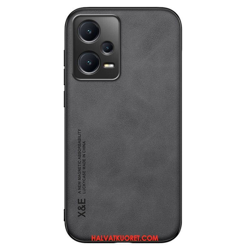 Kuori Xiaomi Redmi Note 12 Pro Plus X&e Leather Effect -nahka