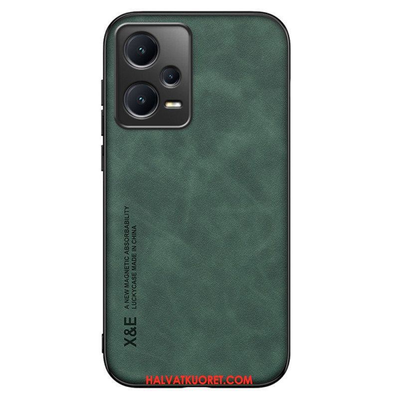 Kuori Xiaomi Redmi Note 12 Pro Plus X&e Leather Effect -nahka