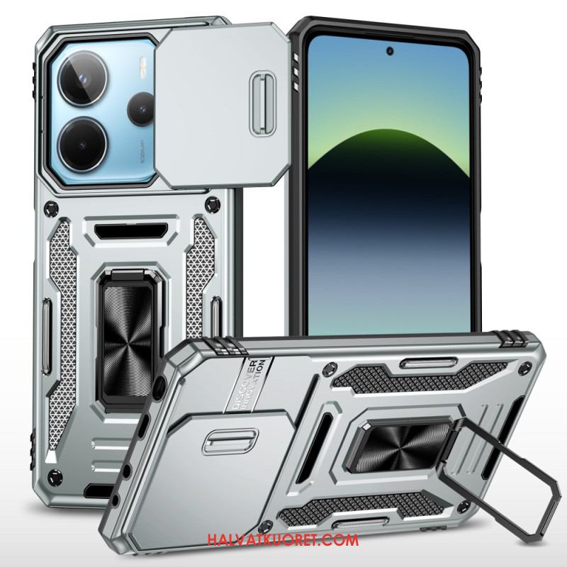 Kuori Xiaomi Redmi Note 14 5g Erittäin Kestävä Jalustalla Ja Linssinsuojalla