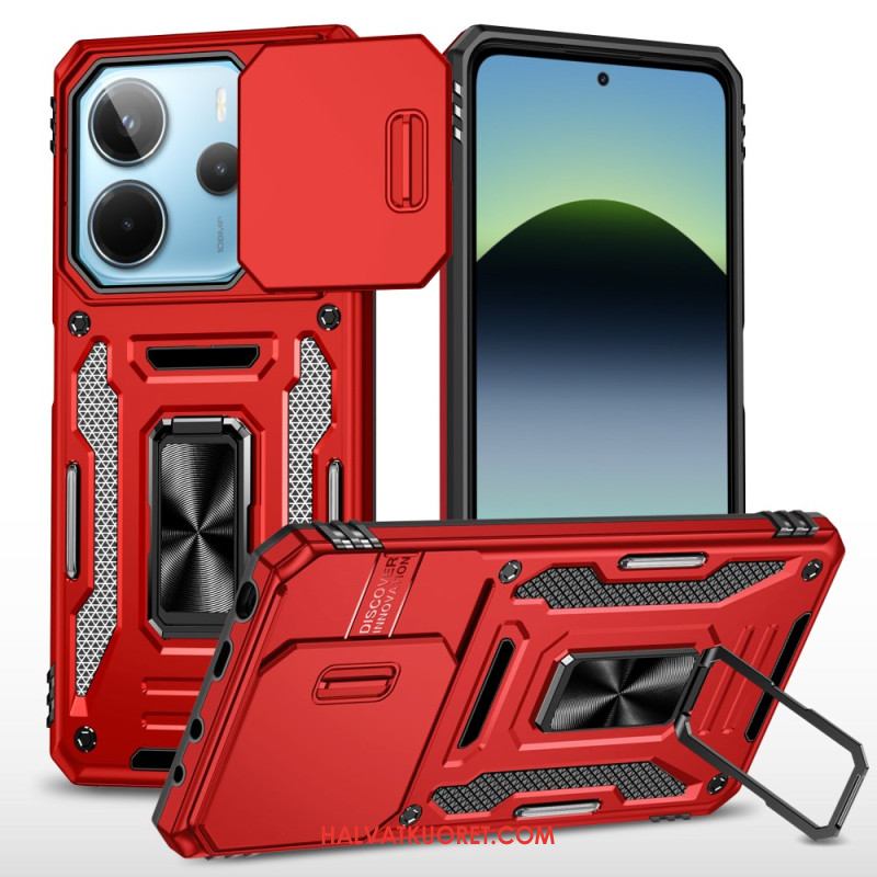 Kuori Xiaomi Redmi Note 14 5g Erittäin Kestävä Jalustalla Ja Linssinsuojalla