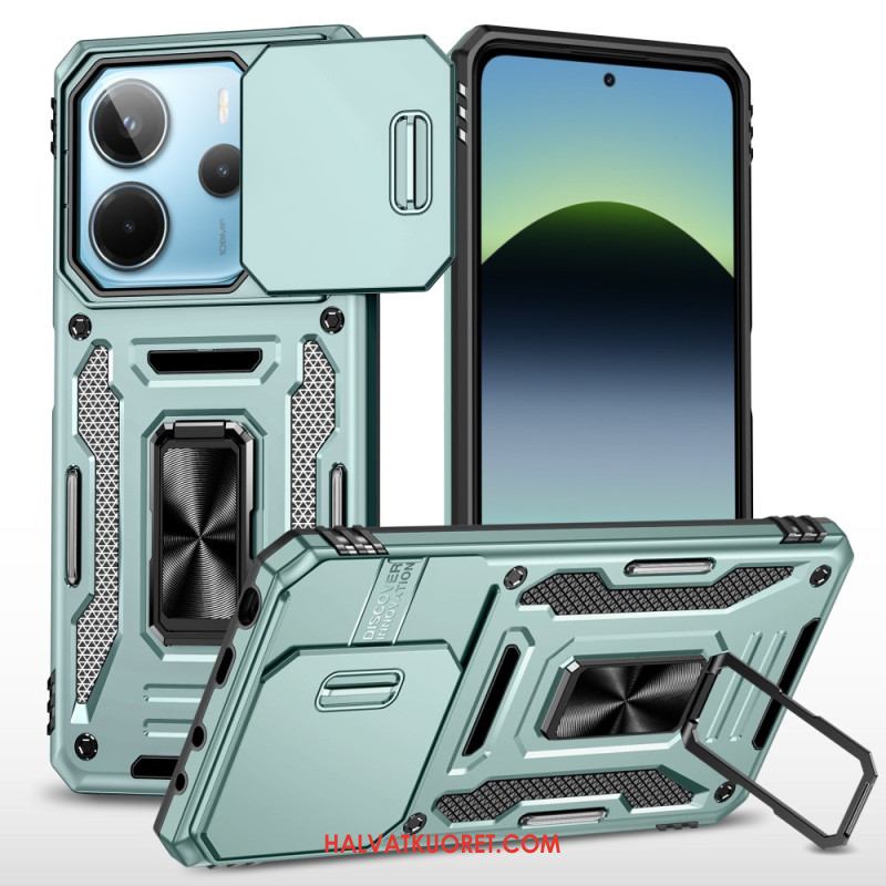 Kuori Xiaomi Redmi Note 14 5g Erittäin Kestävä Jalustalla Ja Linssinsuojalla