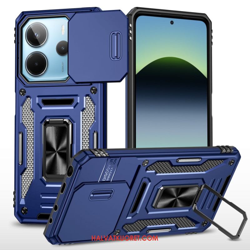 Kuori Xiaomi Redmi Note 14 5g Erittäin Kestävä Jalustalla Ja Linssinsuojalla