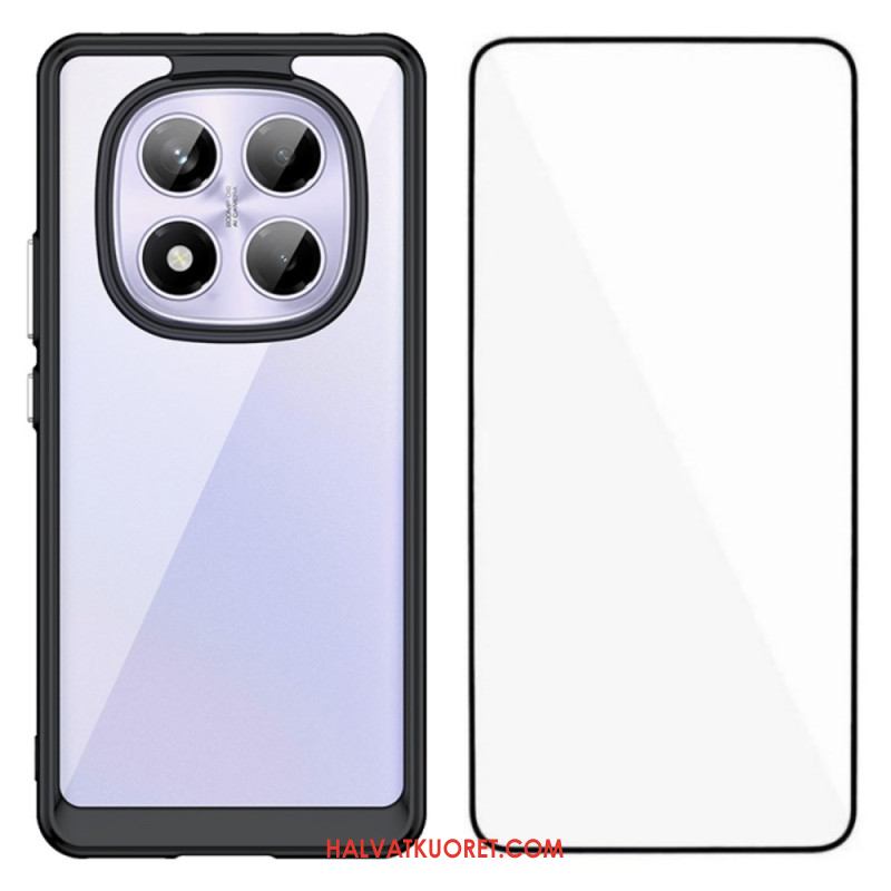 Kuori Xiaomi Redmi Note 14 Pro 4g Hybridi Karkaistulla Lasisella Näytönsuojalla Suojakuori