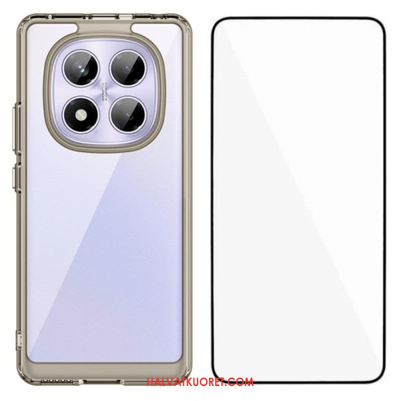 Kuori Xiaomi Redmi Note 14 Pro 4g Hybridi Karkaistulla Lasisella Näytönsuojalla Suojakuori