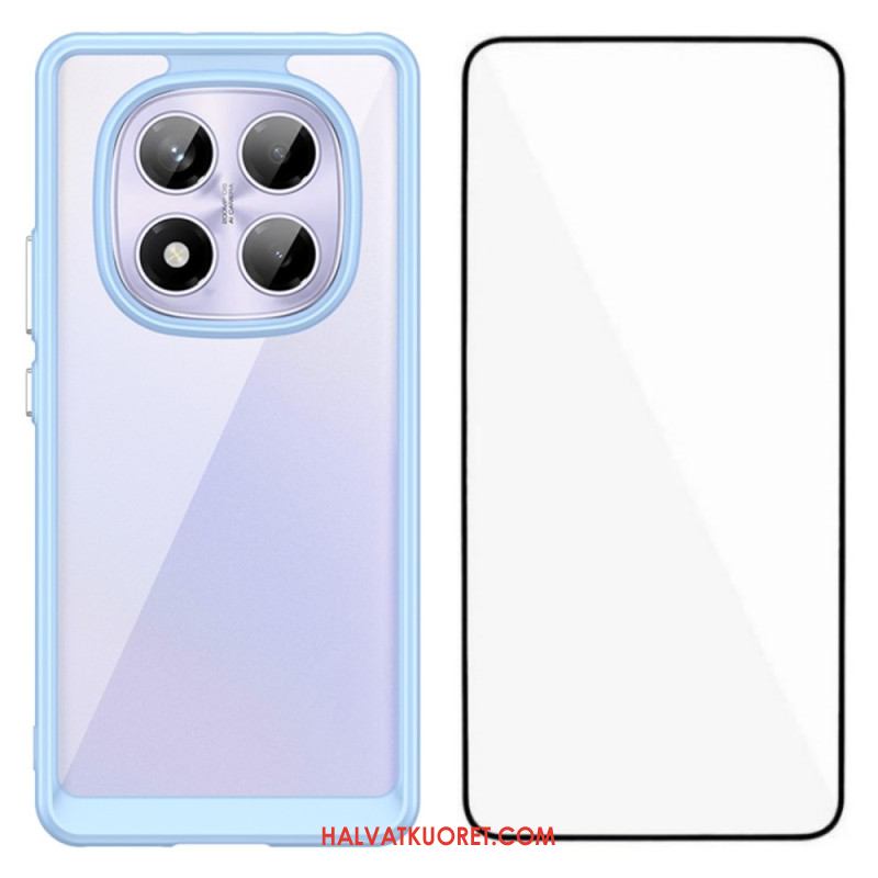 Kuori Xiaomi Redmi Note 14 Pro 4g Hybridi Karkaistulla Lasisella Näytönsuojalla Suojakuori