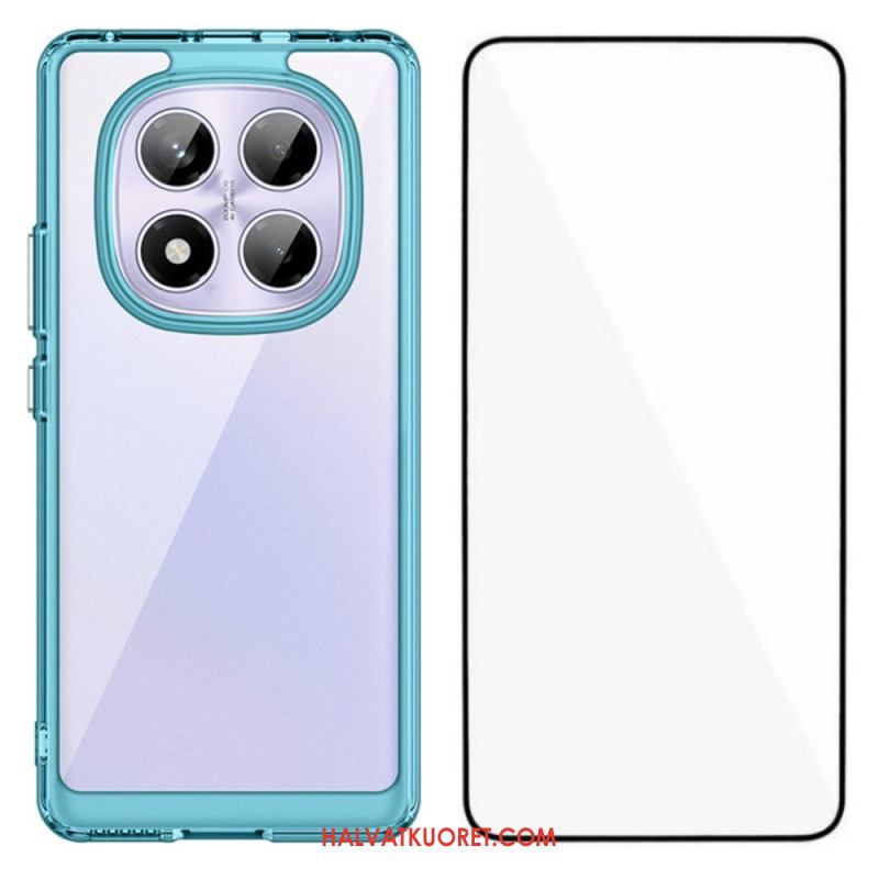 Kuori Xiaomi Redmi Note 14 Pro 4g Hybridi Karkaistulla Lasisella Näytönsuojalla Suojakuori