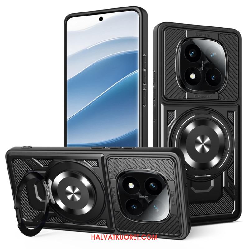 Kuori Xiaomi Redmi Note 14 Pro 4g Magneettinen Kääntyvä Jalusta