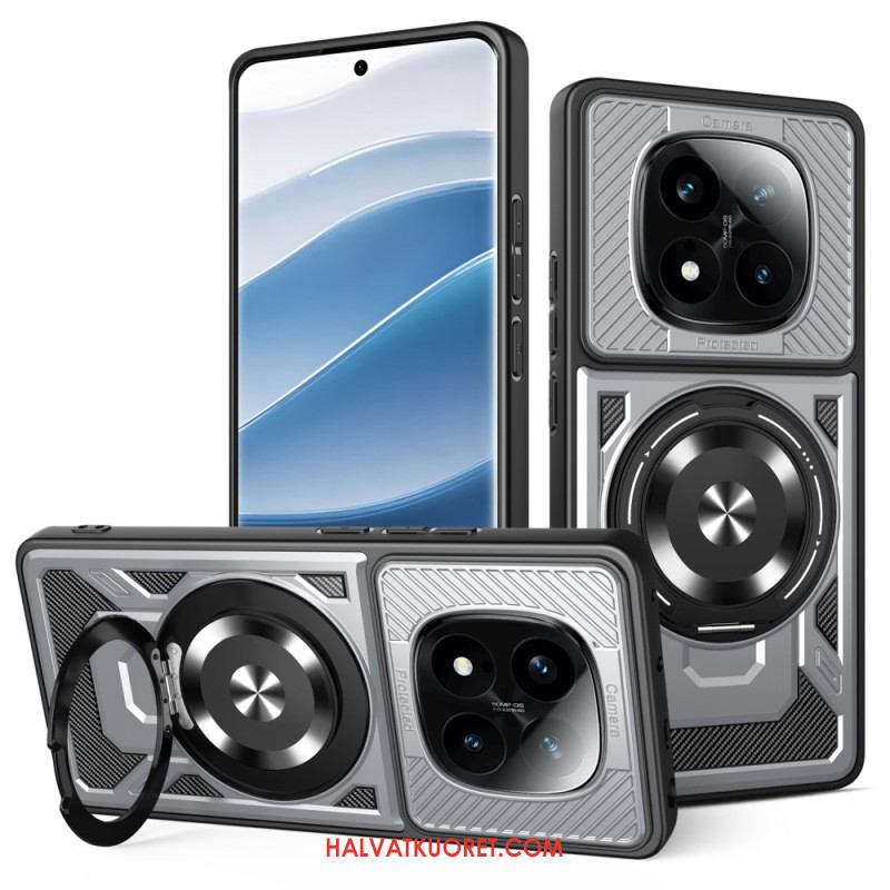 Kuori Xiaomi Redmi Note 14 Pro 4g Magneettinen Kääntyvä Jalusta