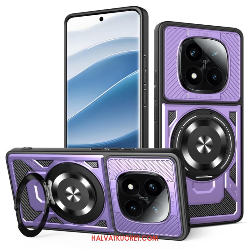 Kuori Xiaomi Redmi Note 14 Pro 4g Magneettinen Kääntyvä Jalusta