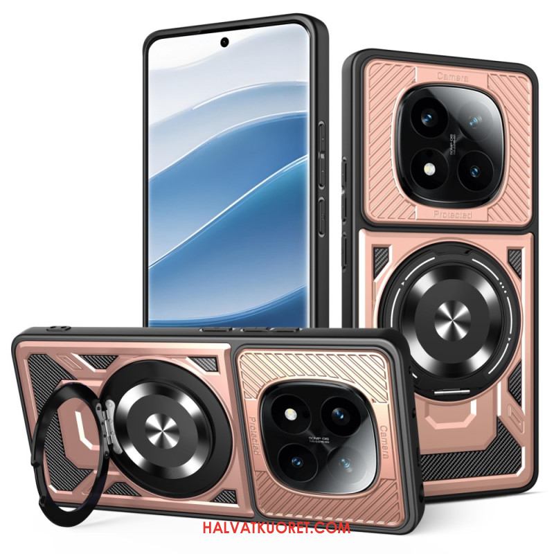 Kuori Xiaomi Redmi Note 14 Pro 4g Magneettinen Kääntyvä Jalusta