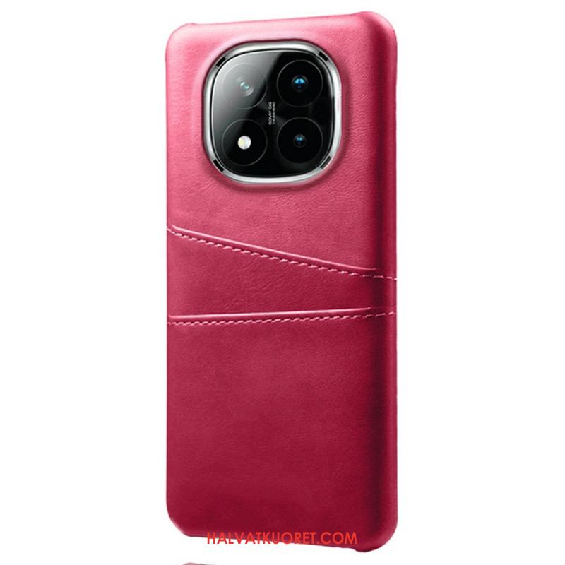 Kuori Xiaomi Redmi Note 14 Pro Plus 5g Nahkaefektikorttikotelo