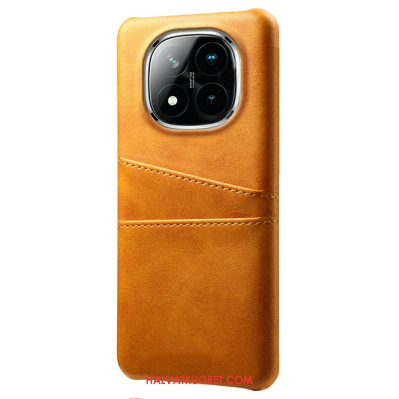 Kuori Xiaomi Redmi Note 14 Pro Plus 5g Nahkaefektikorttikotelo