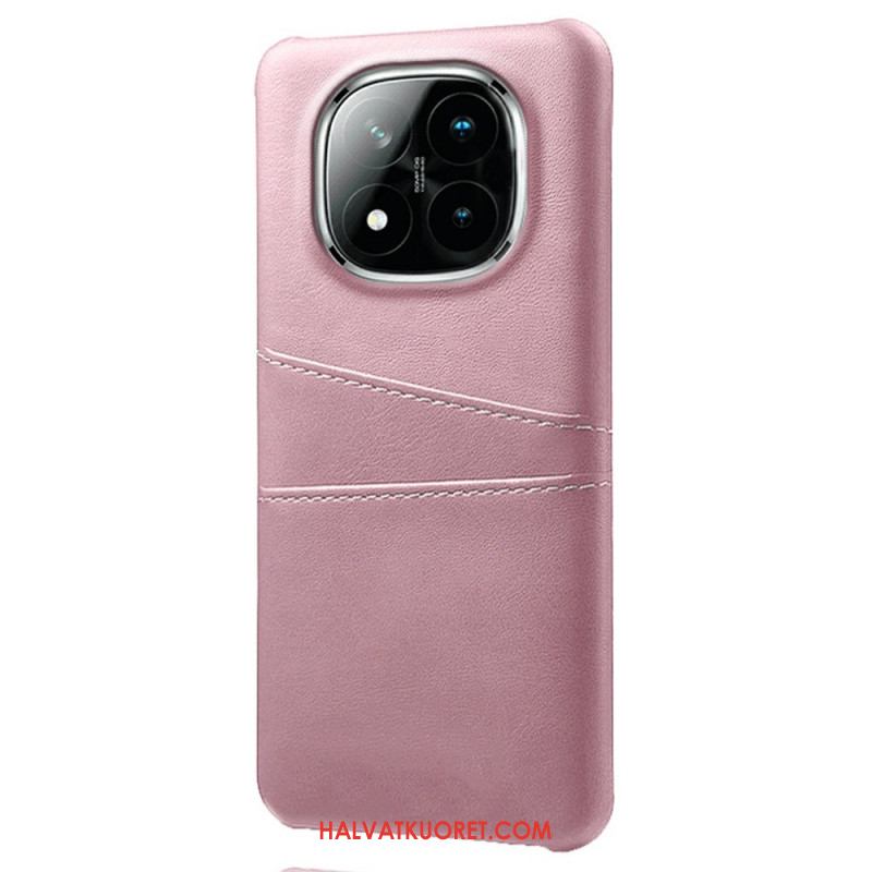 Kuori Xiaomi Redmi Note 14 Pro Plus 5g Nahkaefektikorttikotelo