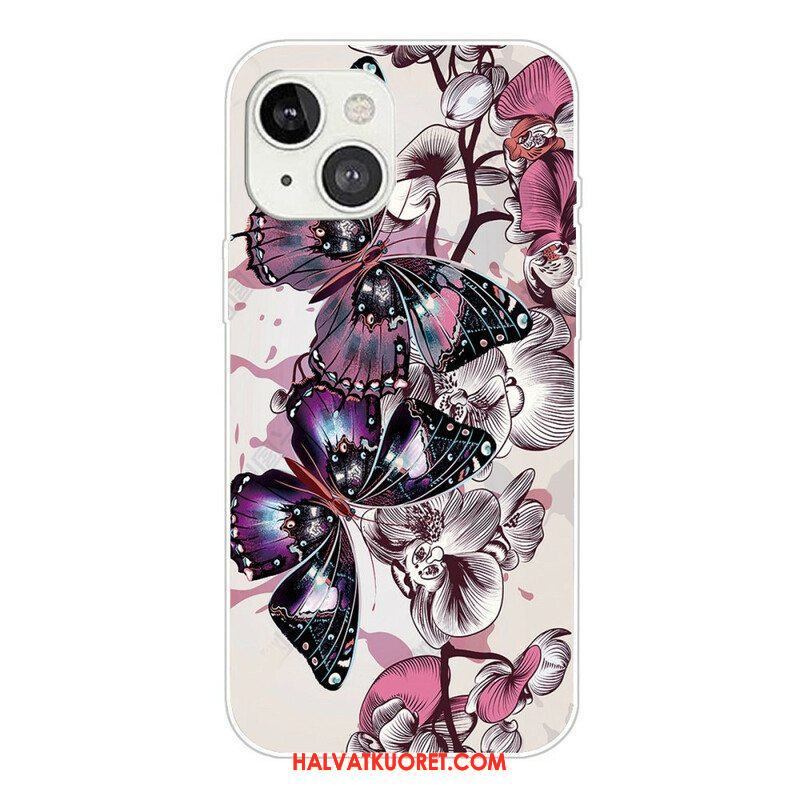 Kuori iPhone 13 Mini Muunnelma Perhosia