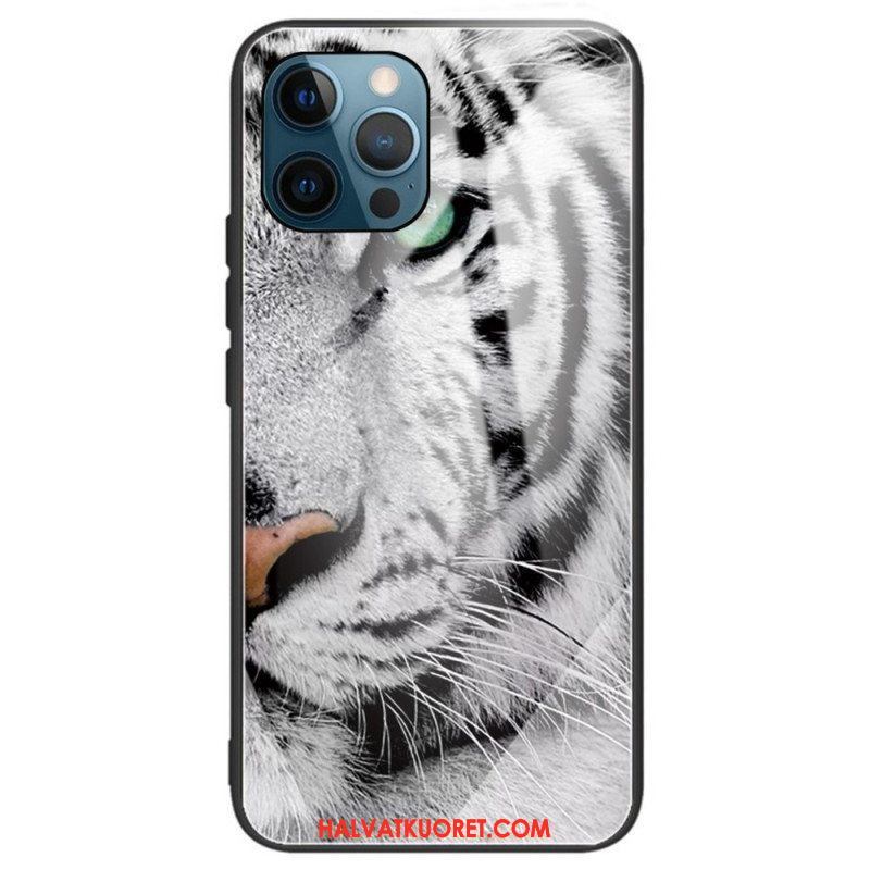 Kuori iPhone 14 Pro Max Tiger Karkaistu Lasi