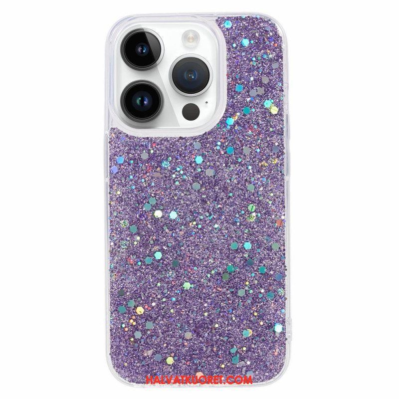 Kuori iPhone 15 Pro Pelkkää Glitteriä