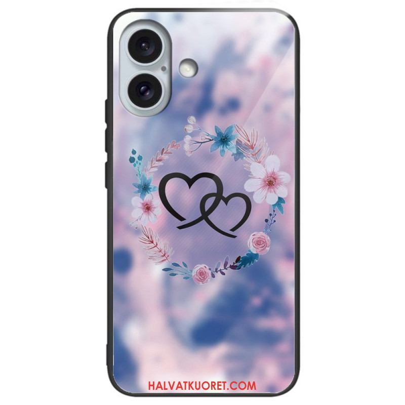 Kuori iPhone 16 Plus Karkaistu Lasikuvio
